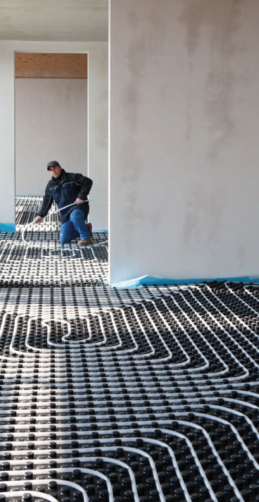 fonctionnement-plancher-chauffant-chauffage-au-sol Chauffage au sol installé par un technicien Eco Solutions